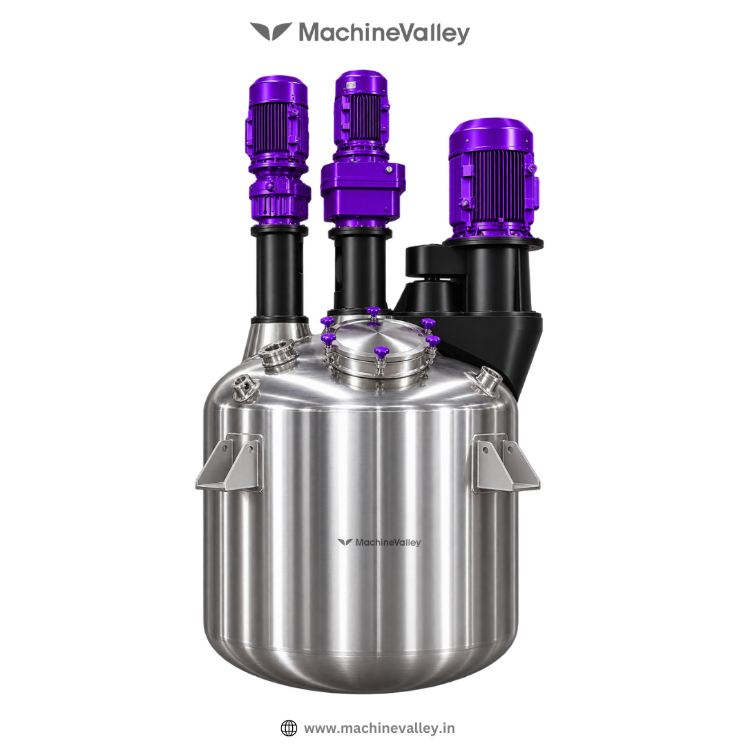 Triple-Shaft Mixing Reactor/Kettle